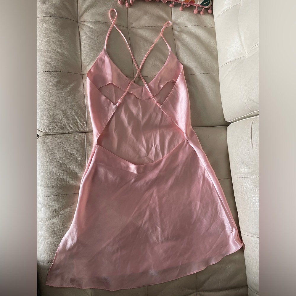 Victorias Secret backless pink slip